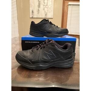 New Balance Black Leather Comfort MX623AB3 Men US 9 4E Walking Shoes